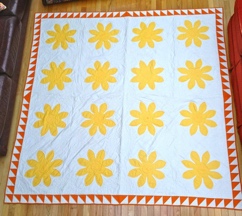 Sunflower Quilt 2011 84”x84"